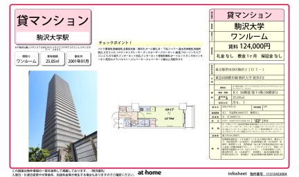 ＨＦ駒沢公園レジデンスＴＯＷＥＲ