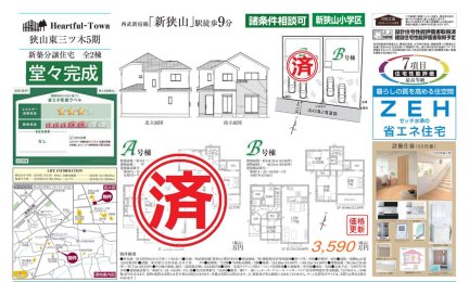 埼玉県狭山市大字東三ツ木  一戸建て