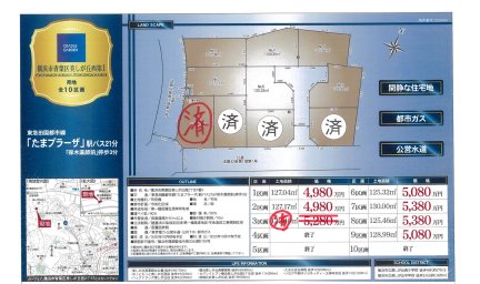 神奈川県横浜市青葉区美しが丘西2丁目 土地