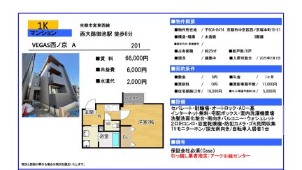 ＶＥＧＡＳ西ノ京　Ａ