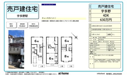 京都府京都市北区大北山原谷乾町 一戸建て