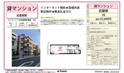 ピアコートＴＭ武蔵関壱番館