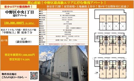 中野区中央１丁目アパート