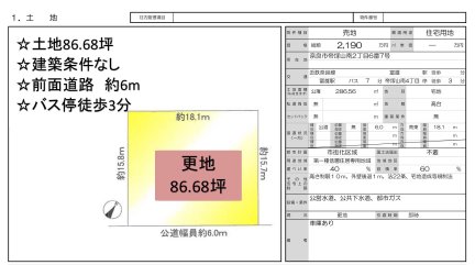 奈良県奈良市帝塚山南2丁目 土地