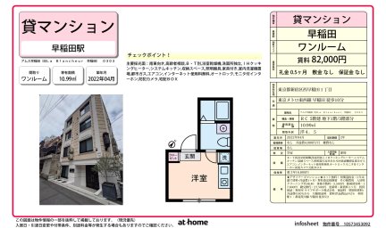 アムス早稲田（旧Ｌａ　Ｂｌａｎｃｈｅｕｒ　早稲田）