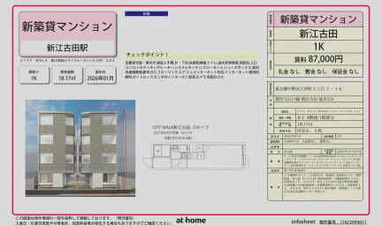 ＣＩＴＹ　ＷＡＬＫ　新江古田