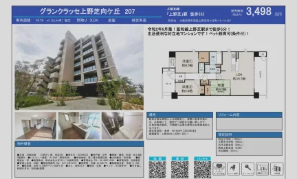 グランクラッセ上野芝向ヶ丘
