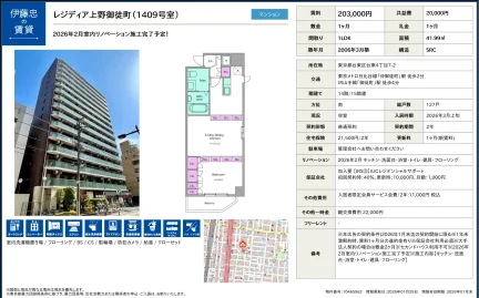 レジディア上野御徒町