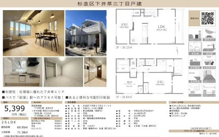 東京都杉並区下井草3丁目 一戸建て