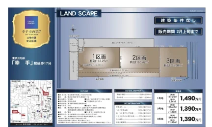 埼玉県幸手市西2丁目 土地