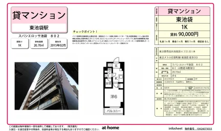 スパシエロッサ池袋