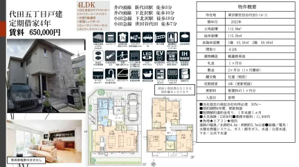 東京都世田谷区代田5丁目 一戸建て