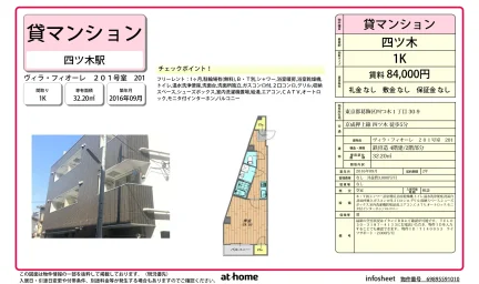 ヴィラ・フィオーレ　２０１号室