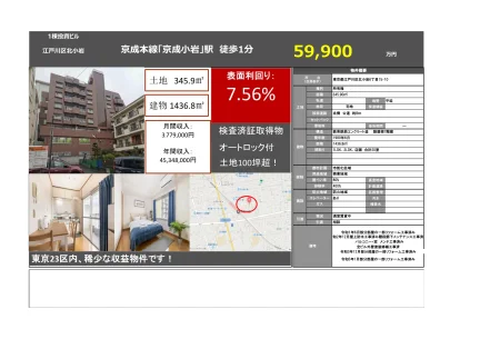 東京都江戸川区北小岩6丁目 