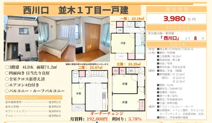 西川口 並木1丁目一戸建 0