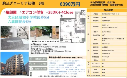 駒込グローリア初穂 3 0