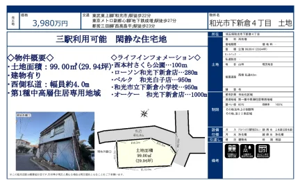 和光市下新倉4丁目 土地 0