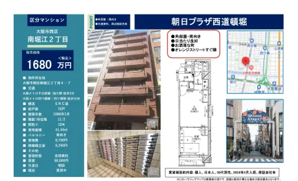 Well-Kept 1-Bedroom Condo Near Station in Minamihorie 0