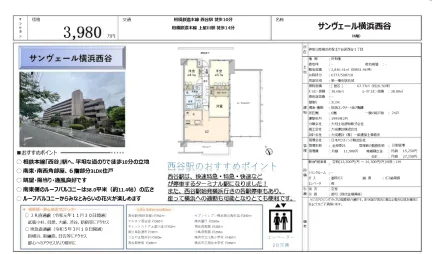 サンヴェール横浜西谷 6号 0