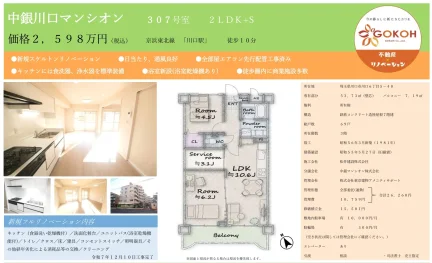 中銀川口マンション 307号 0