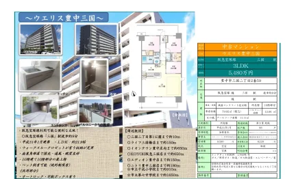ウエリス豊中三国 10階 0