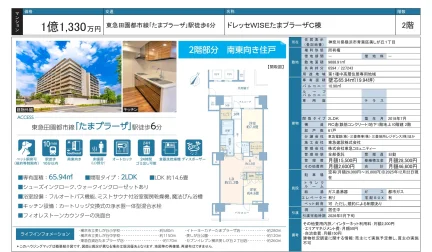 ドレッセWISEたまプラーザC棟 2階 0