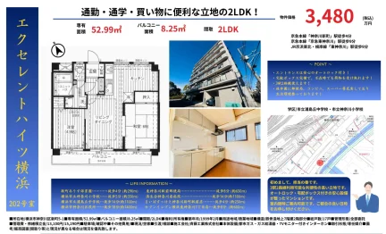 エクセレントハイツ横浜202号室 202号 0
