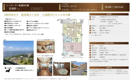 シーガーデン新浦安C棟 8号 0