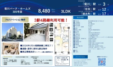 菊川パーク・ホームズ 305号 0