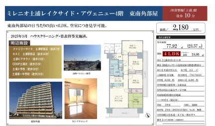 ミレニオ土浦レイクサイド・アヴェニュー 4号 0