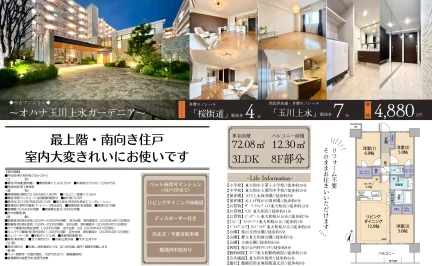 オハナ玉川上水ガーデニア 8号 0