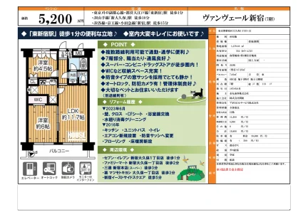ヴァンヴェール新宿 0