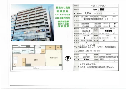 カーサ新宿 0