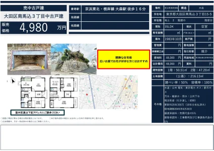 Classic 3-Bedroom House in Minamimagome 0