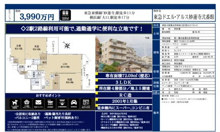 東急ドエルアルス妙蓮寺弐番館 0