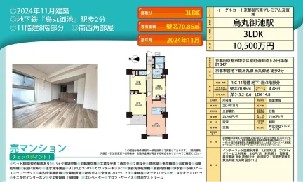 イーグルコート京都御所南プレミアム迎賓館 11号 0