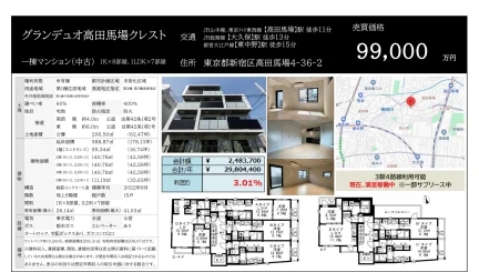 グランデュオ高田馬場クレスト 0