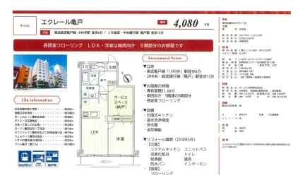エクレール亀戸 5号 0