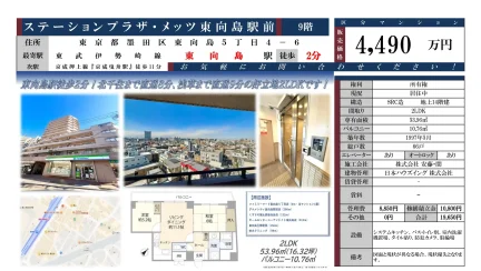 ステーションプラザ・メッツ東向島駅前 9号 0