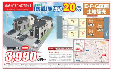 松戸市八ケ崎7-46-3付近 0