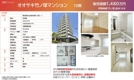 オオサキ竹ノ塚マンション 10号 0