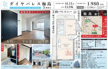 IRダイヤパレス梅島 5号 0
