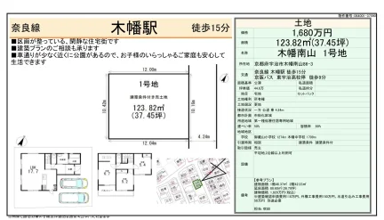 木幡南山 1号地 1号 0