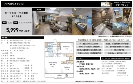 Charming 2-Bedroom Condo Near Station in Nishigotanda 0