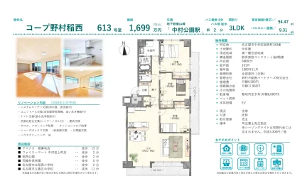 コープ野村稲西 613号室 0