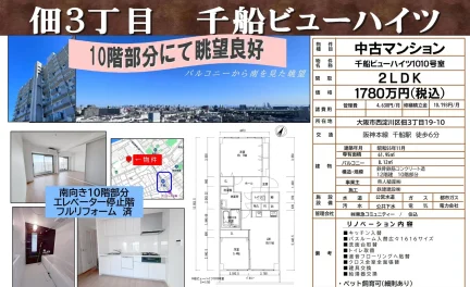 千船ビューハイツ 1010号 0
