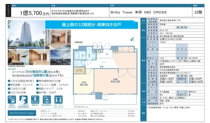 Brillia Tower 有明 MID CROSS 32号 0