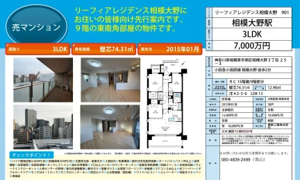 リーフィアレジデンス相模大野 901 901号 0