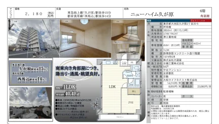 ニューハイム久が原 6号 0