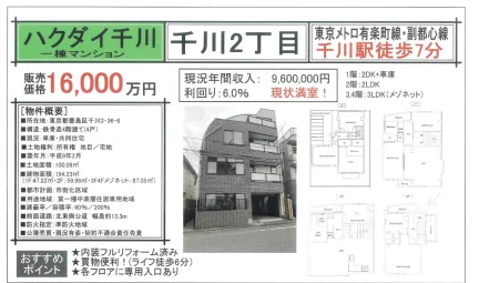 ハクダイ千川 1号 0